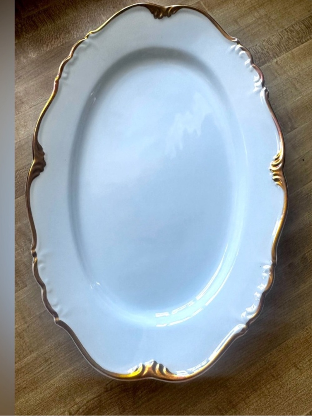 Edelstein Bavaria Maria Theresia Canterbury Gold Rimmed Serving Platter x1